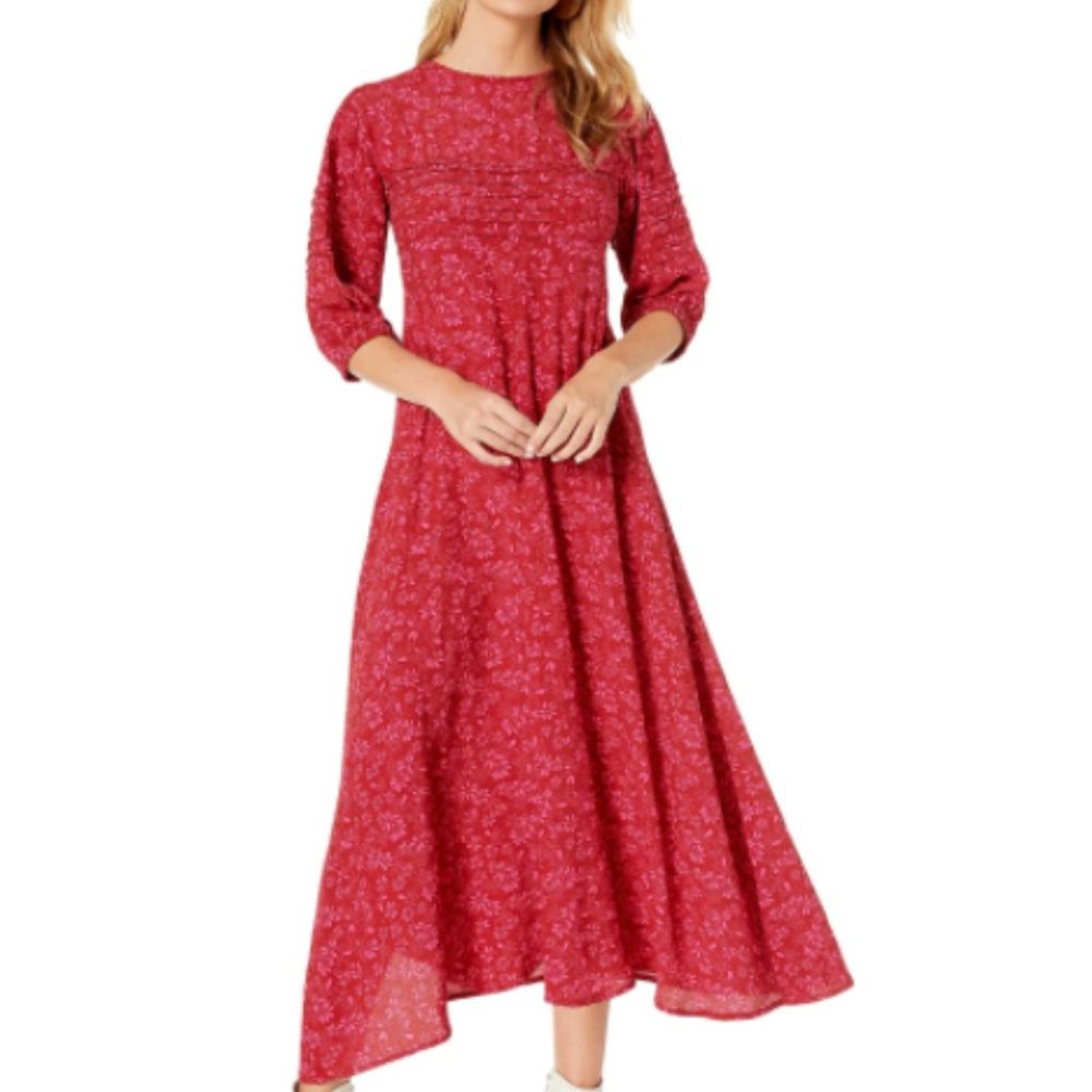 Free People Jessie Floral Midi Dress NWOT